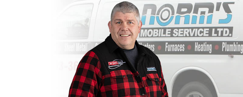 Graham Largue Journeyman Plumber, at Norm's Plumbing and Heating, Nanaimo