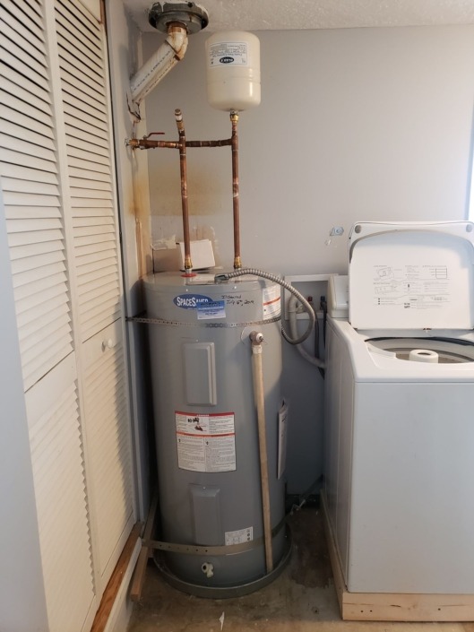 water heater installation