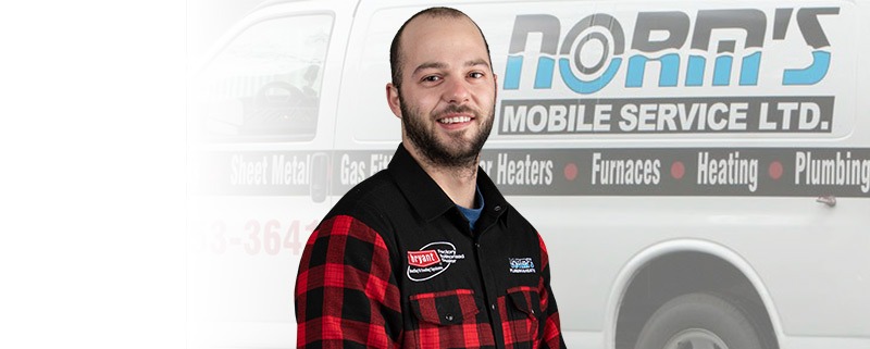 Meet Braeden - at Norms Plumbing and Heating - One of Nanaimos Best Plumbers and Heating Experts