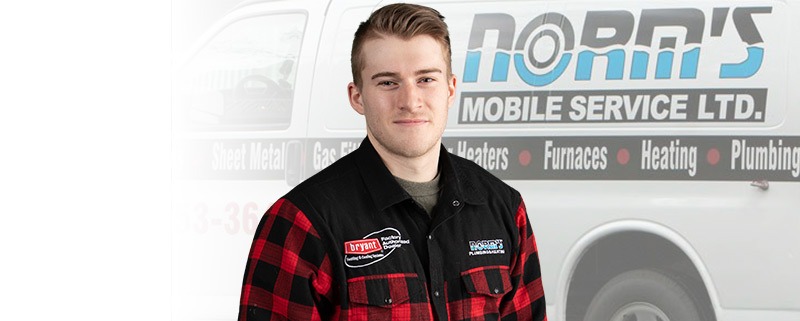 Meet Lane at Norms Plumbing and Heating - One of Nanaimos Best Plumbers and Heating Experts