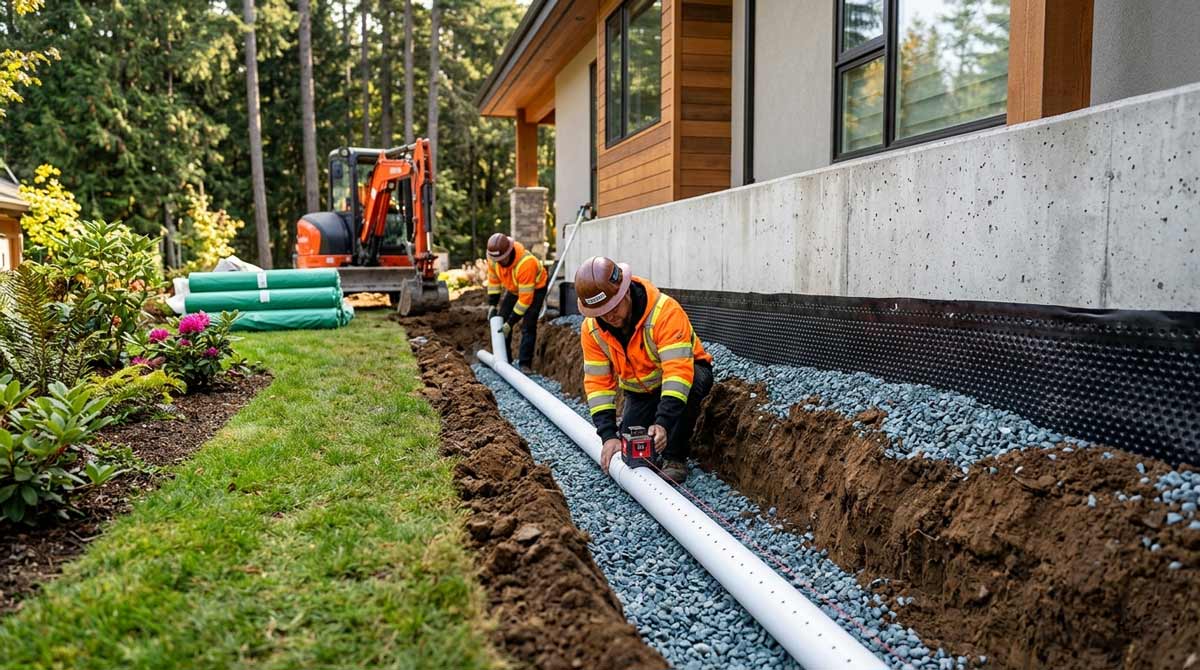 norms services perimiter drain replacement